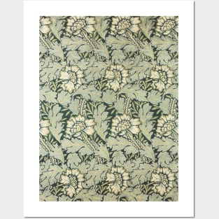 Anemone by William Morris, Vintage Textile Art Posters and Art